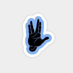 Spocks hand Sticker